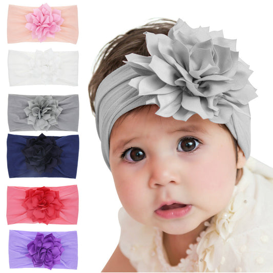 Nylon Lotus Leaf Hairband for Children - MAMTASTIC