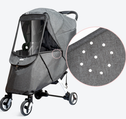 Universal Stroller Windshield and Rain Cover for All Seasons - MAMTASTIC