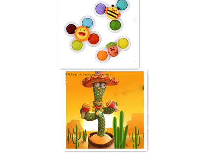 Cute Insect Spinner Bath Toys - Set8 - CJYZ100342012LO