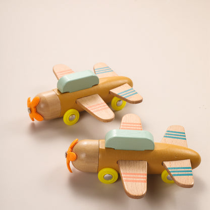 Creative Children's Wooden Small Aircraft Toy Model
