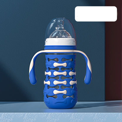 Glass Baby Bottle with Handles - MAMTASTIC