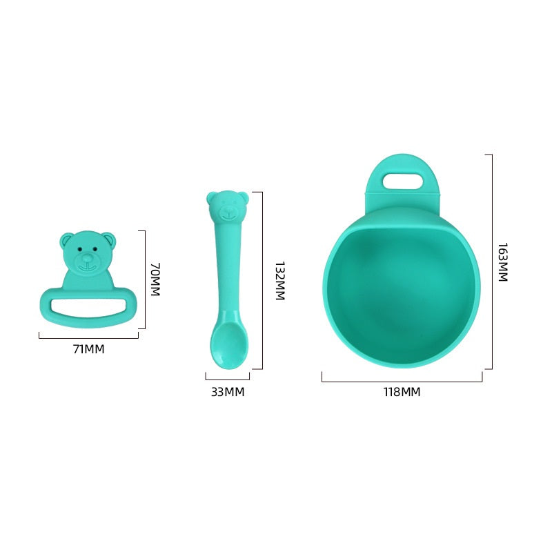 Silicone Bowl Set with Suction Cup 3-in-1 - MAMTASTIC